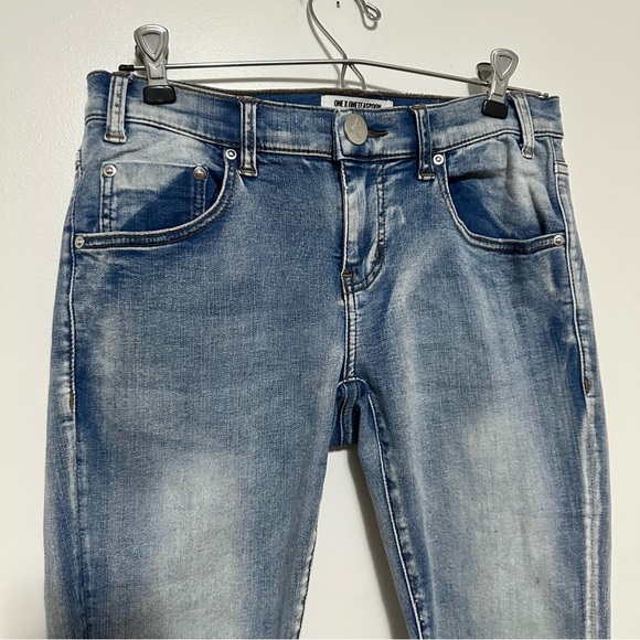 One Teaspoon Freebirds II Low Waist Skinny Denim Cobaine 28 - Picture 10 of 10